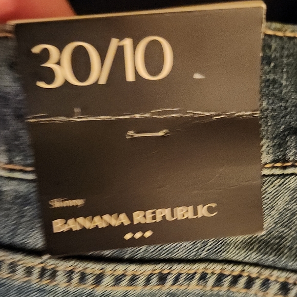 Banana Republic Blue Skinny Fit Crop Jeans - Picture 7 of 7